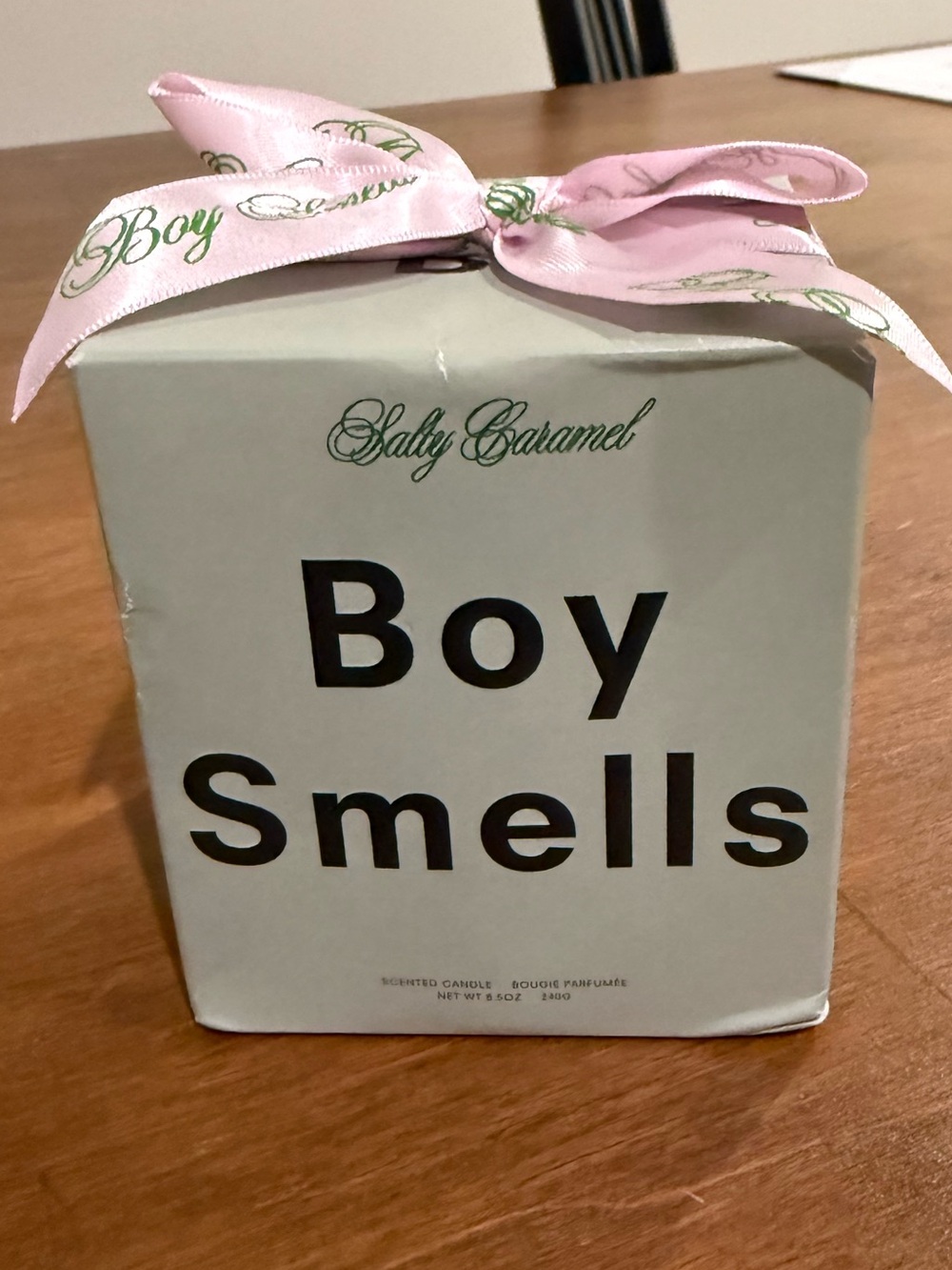 Boy Smells Checkerboard Candle - Mint & Pink
